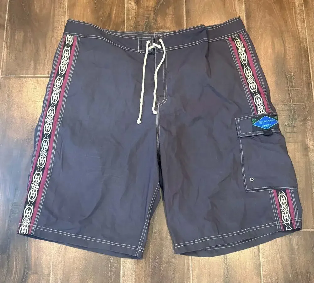 Koa Boards Hawaii Men's Cargo Surf Swim Trunks Shorts
